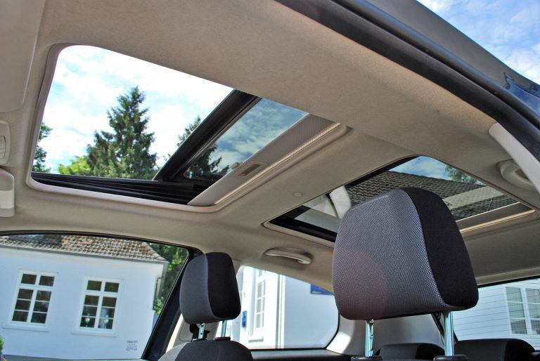 car interior roof