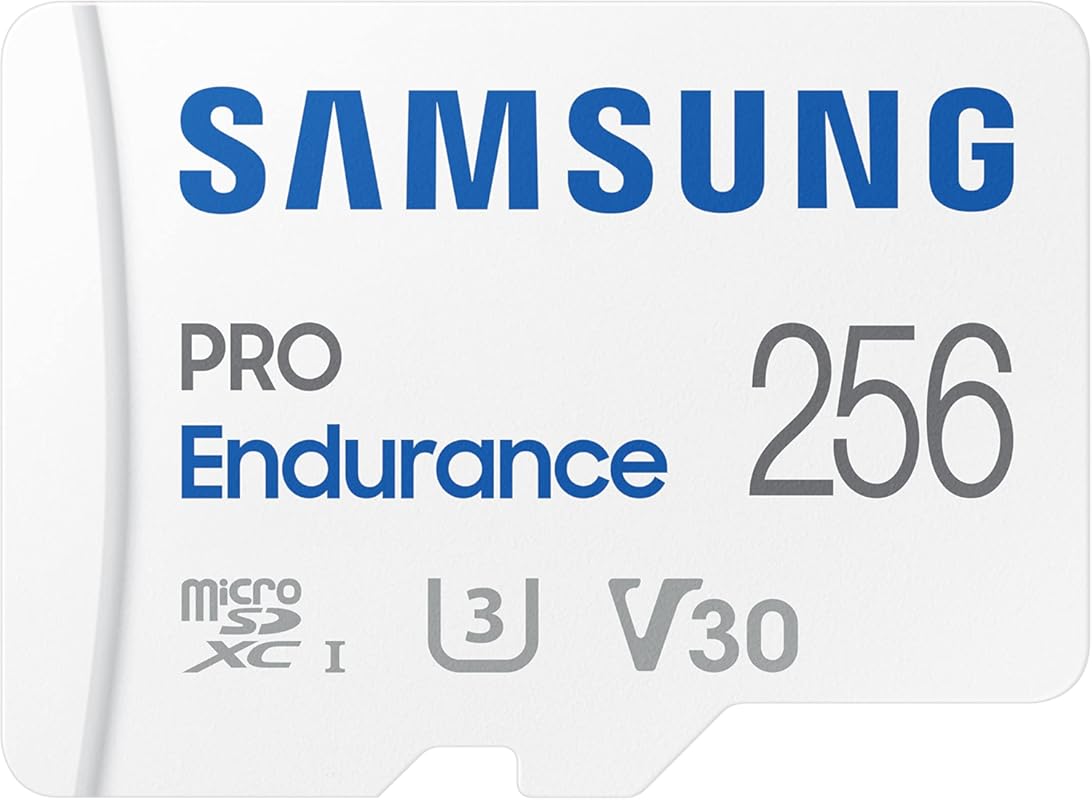 Samsung PRO Endurance 256GB MicroSDXC Memory Card for Dash Cam & Secur