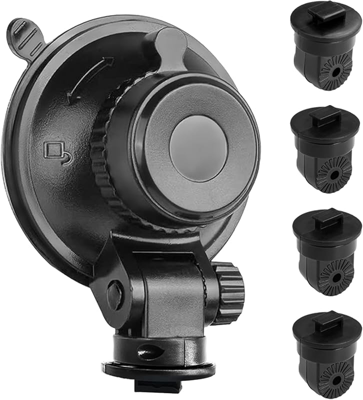 Sportway S504 Suction Cup Dash Cam Mount with 4 Rotating Joints for Ap