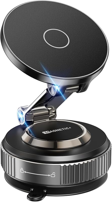 Heavy Duty Magnetic Phone Holder for Car with 360° Adjustable Vacuum S