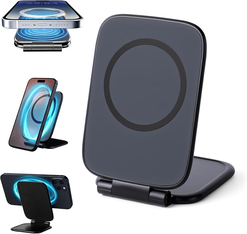 Ultra-Thin 270° Foldable Magnetic Car Phone Mount – Shockproof Secure 