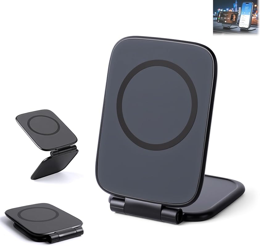 Ultra-Thin Foldable Magnetic Phone Holder – 270° Adjustable Shockproof
