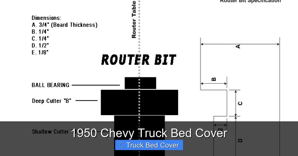 1950 Chevy Truck Bed Cover