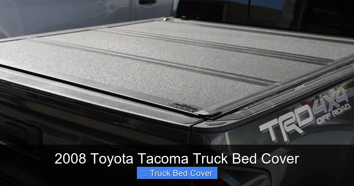 2008 Toyota Tacoma Truck Bed Cover