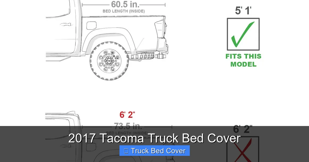 2017 Tacoma Truck Bed Cover