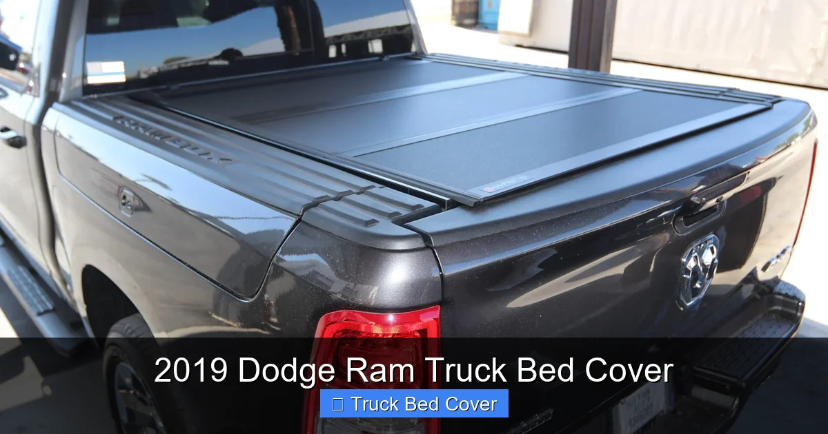 2019 Dodge Ram Truck Bed Cover