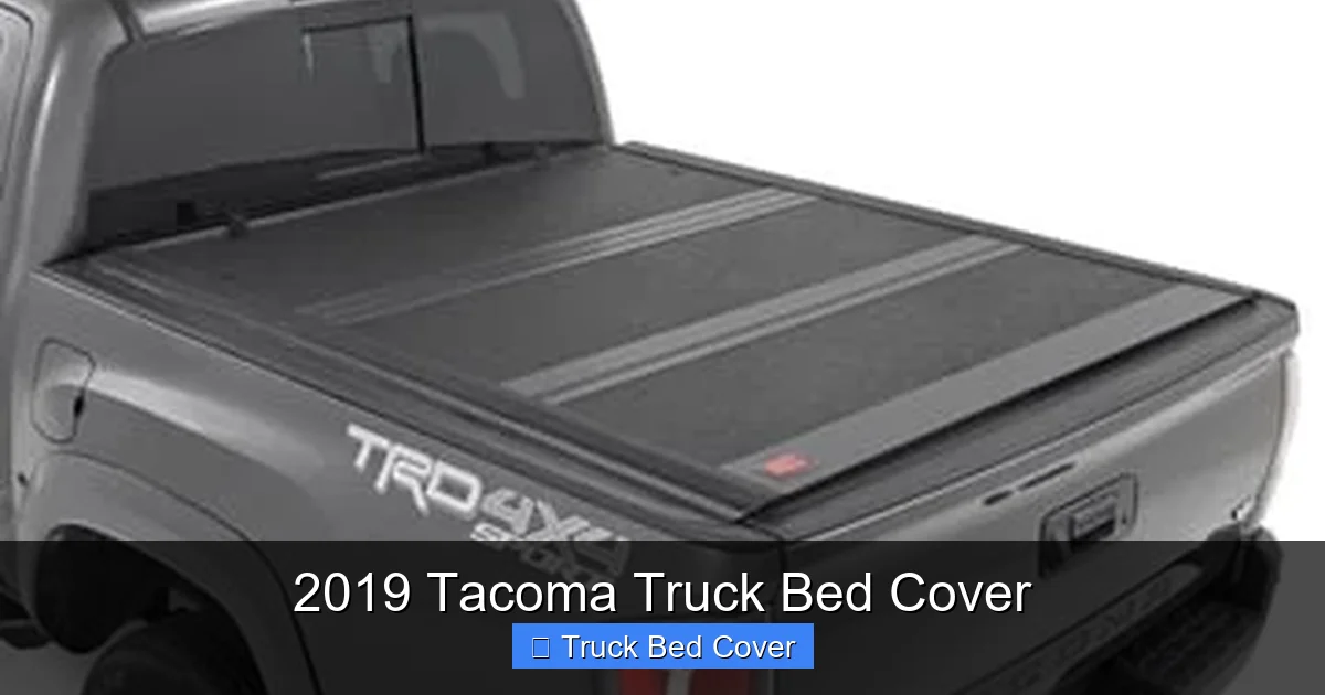 2019 Tacoma Truck Bed Cover