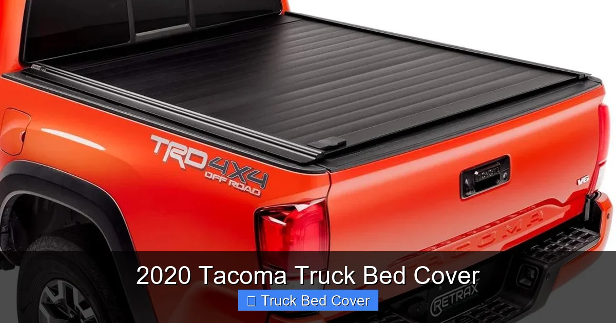 2020 Tacoma Truck Bed Cover