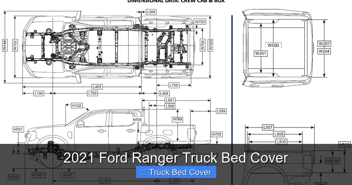 2021 Ford Ranger Truck Bed Cover