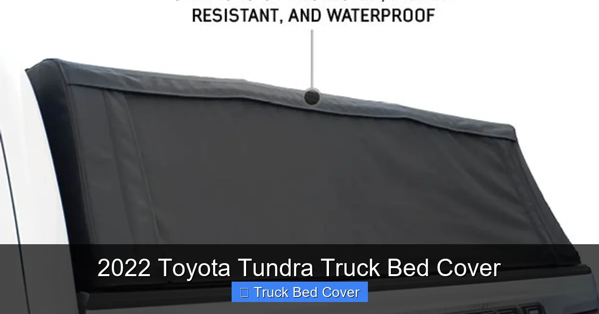 2022 Toyota Tundra Truck Bed Cover