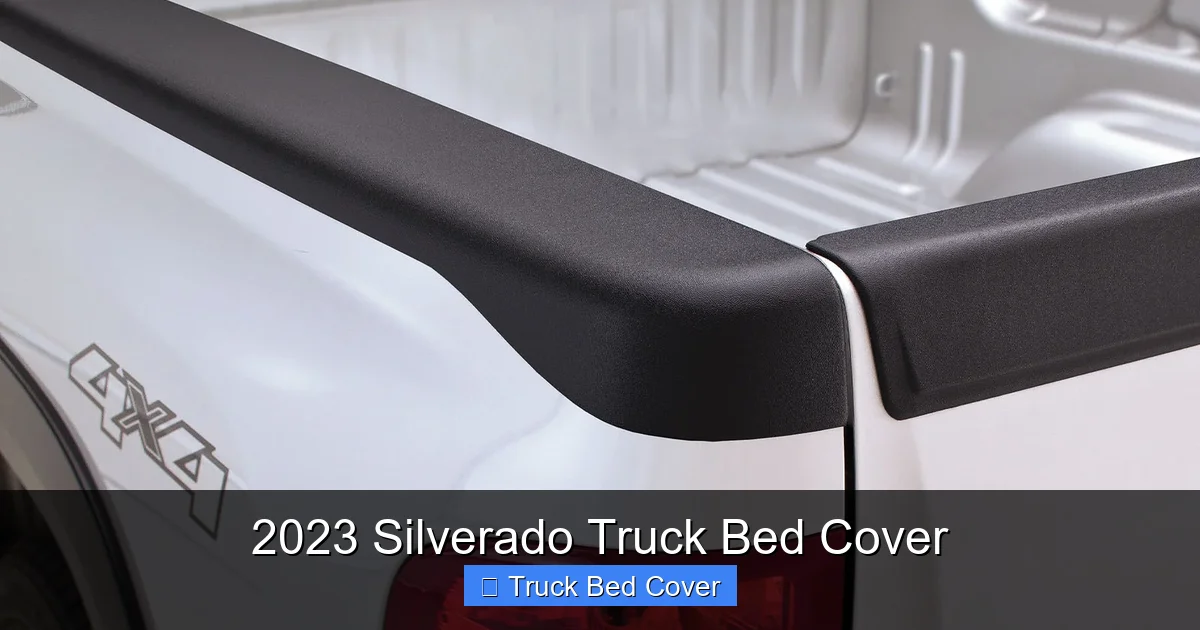 2023 Silverado Truck Bed Cover