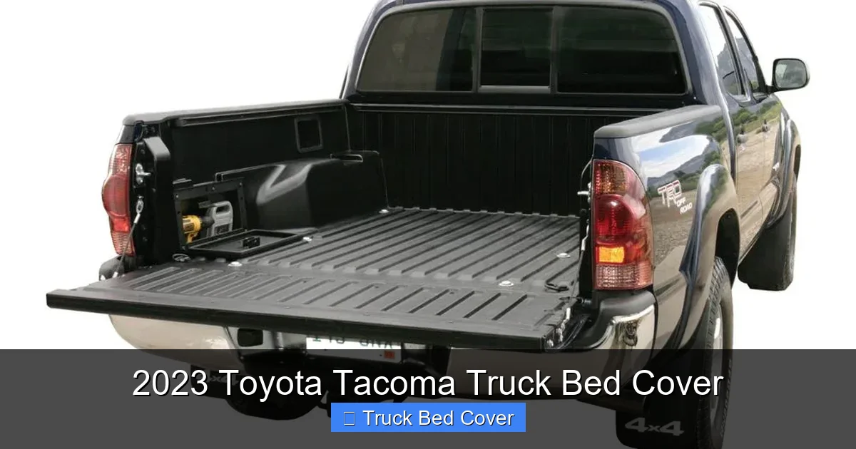 2023 Toyota Tacoma Truck Bed Cover
