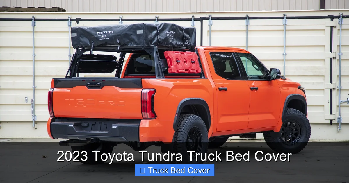2023 Toyota Tundra Truck Bed Cover
