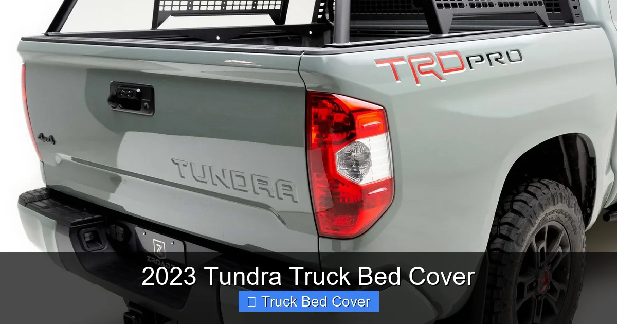 2023 Tundra Truck Bed Cover
