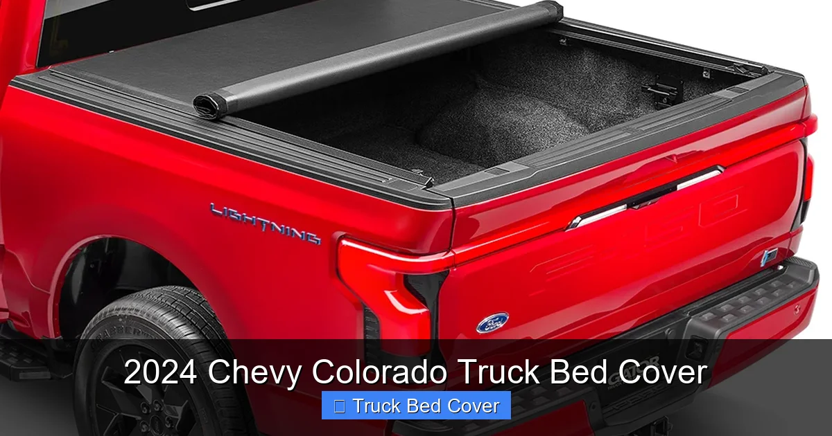 2024 Chevy Colorado Truck Bed Cover