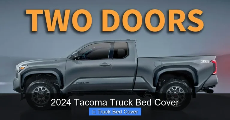 2024 Tacoma Truck Bed Cover
