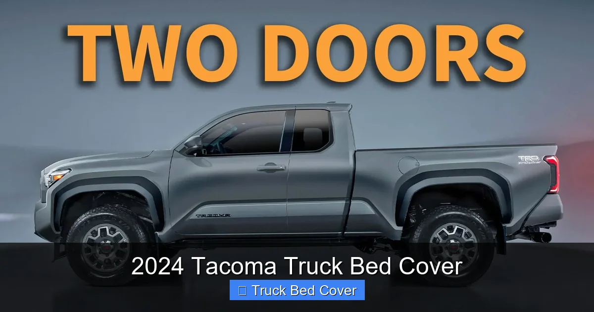 2024 Tacoma Truck Bed Cover