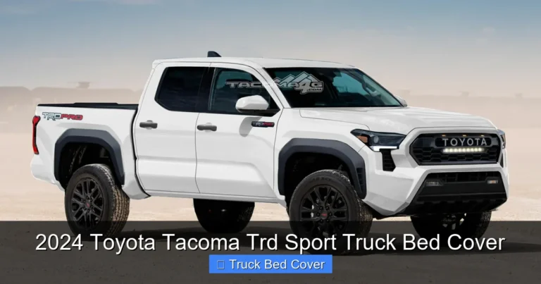 2024 Toyota Tacoma Trd Sport Truck Bed Cover