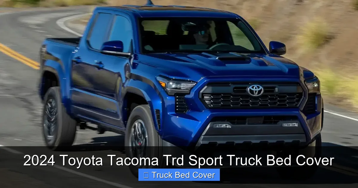 2024 Toyota Tacoma Trd Sport Truck Bed Cover