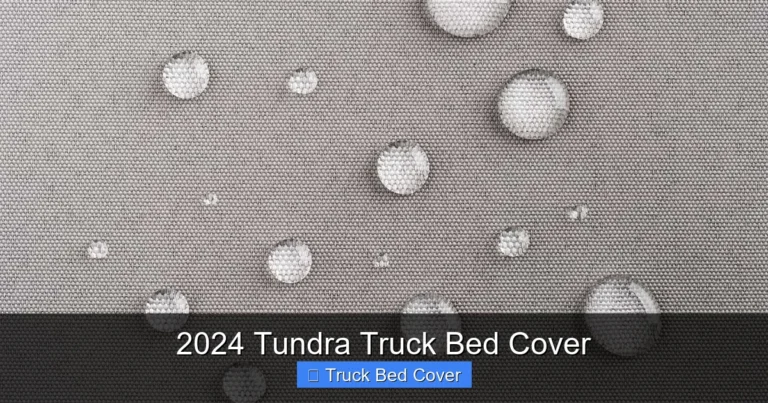 2024 Tundra Truck Bed Cover