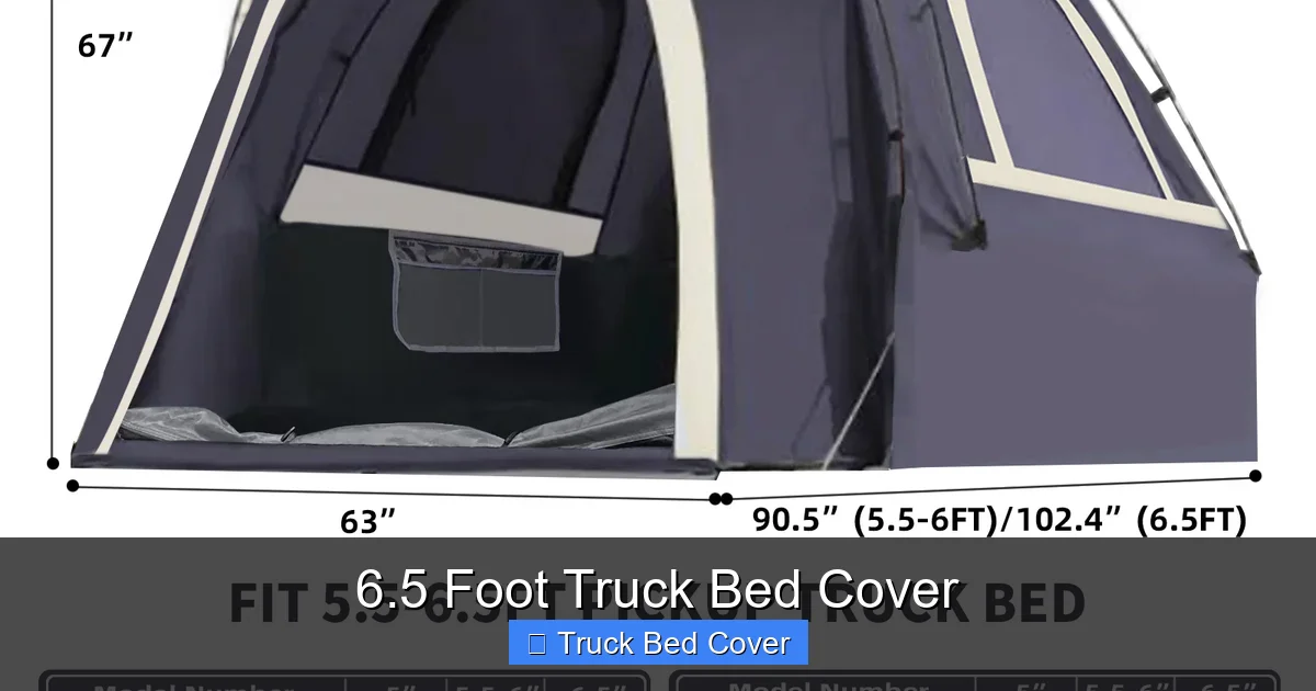 6.5 Foot Truck Bed Cover