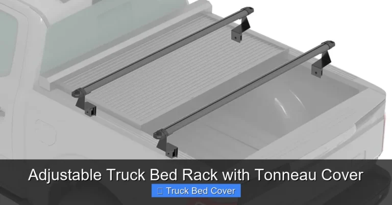 Adjustable Truck Bed Rack with Tonneau Cover