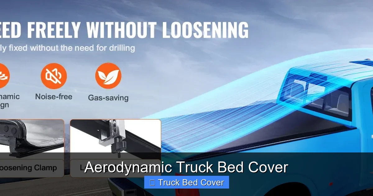 Aerodynamic Truck Bed Cover