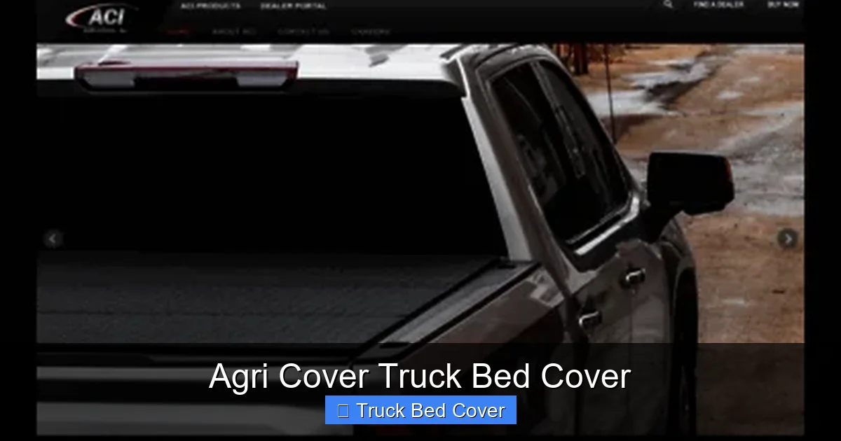 Agri Cover Truck Bed Cover