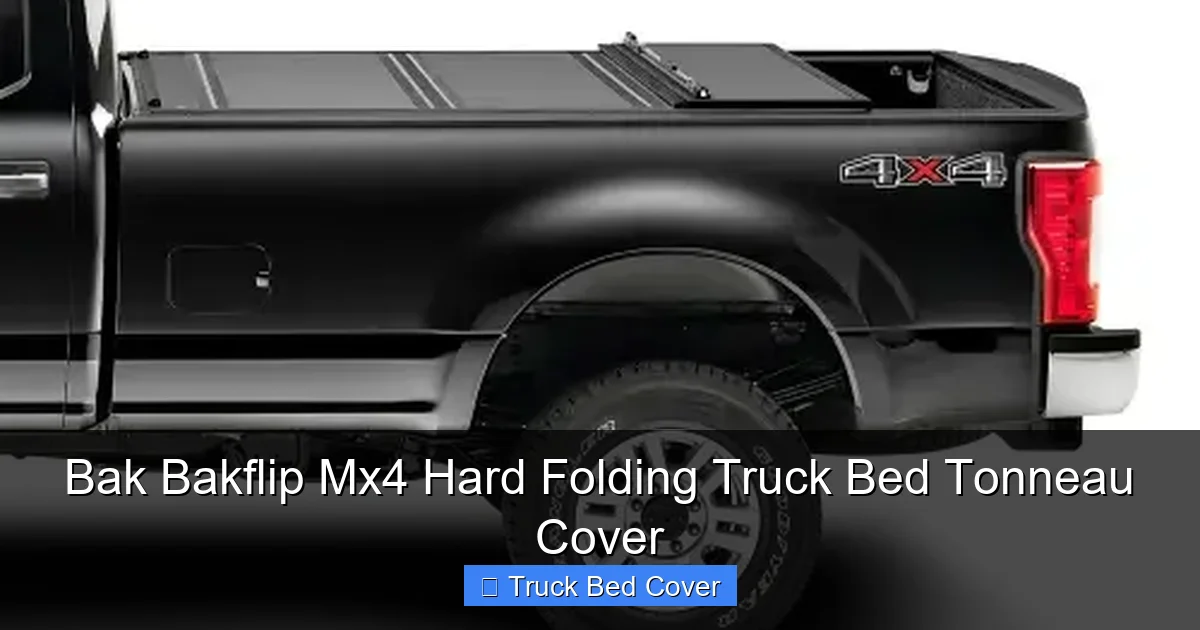 Bak Bakflip Mx4 Hard Folding Truck Bed Tonneau Cover