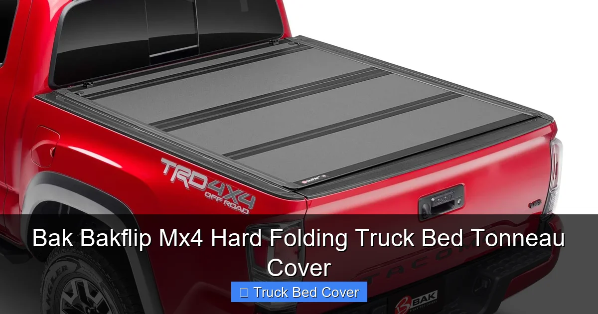 Bak Bakflip Mx4 Hard Folding Truck Bed Tonneau Cover