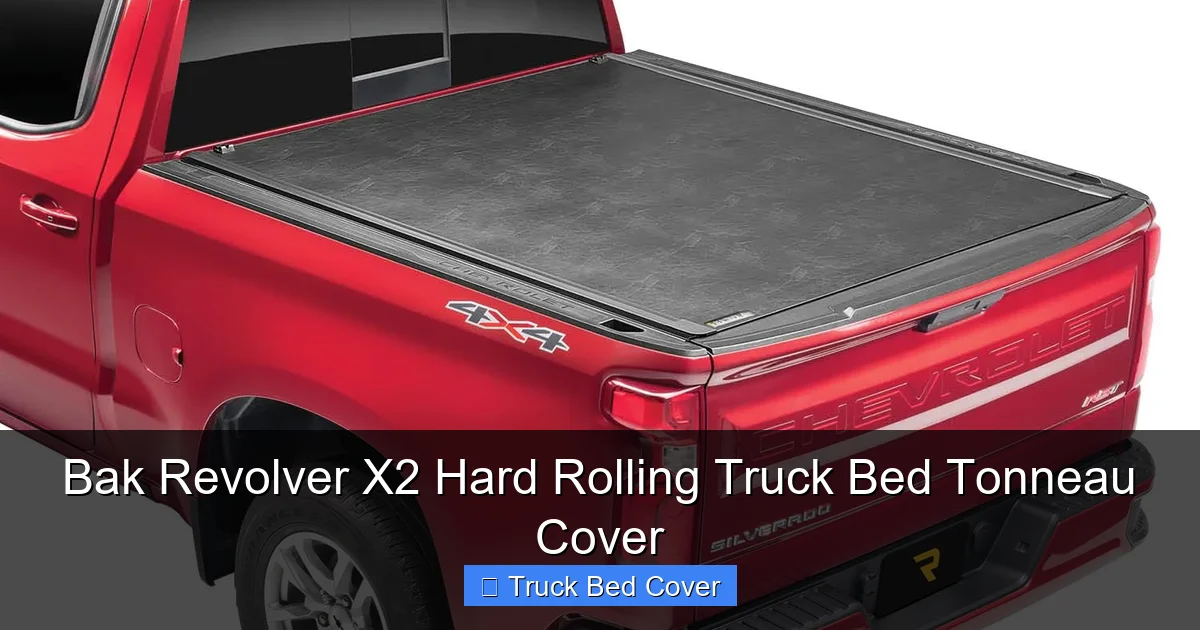 Bak Revolver X2 Hard Rolling Truck Bed Tonneau Cover