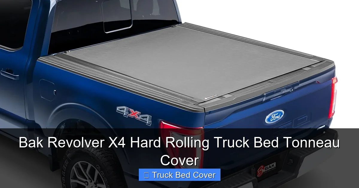 Bak Revolver X4 Hard Rolling Truck Bed Tonneau Cover