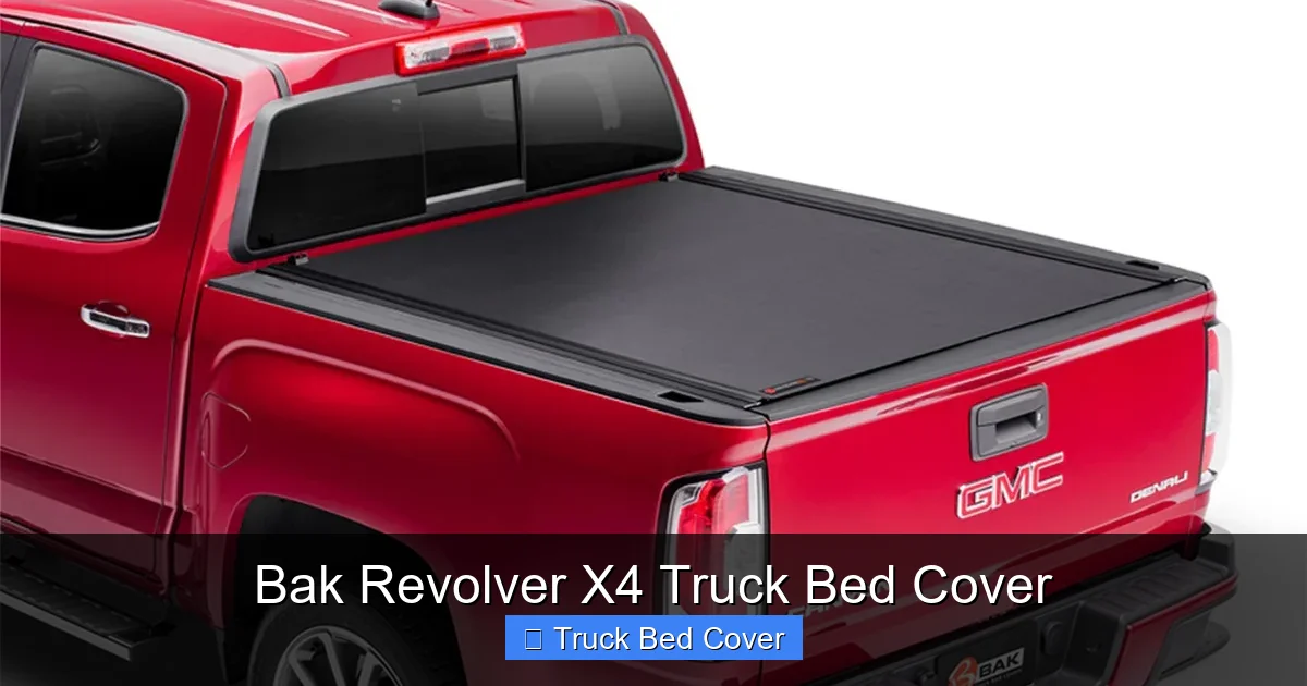 Bak Revolver X4 Truck Bed Cover