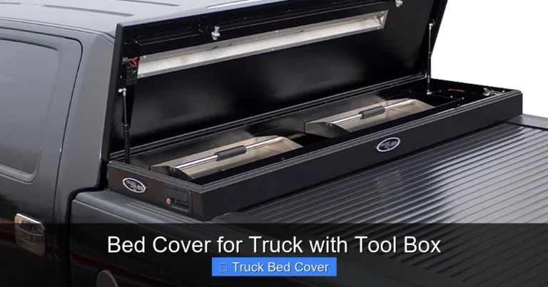 Bed Cover for Truck with Tool Box