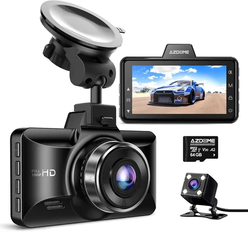 AZDOME M01 Dual Dash Cam Front