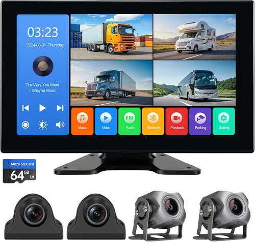 4-Channel 1080p Backup Camera