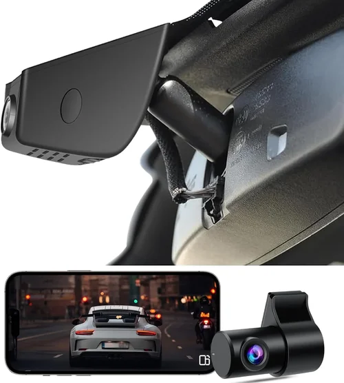 Front 4K + Rear 1080P Dash Cam
