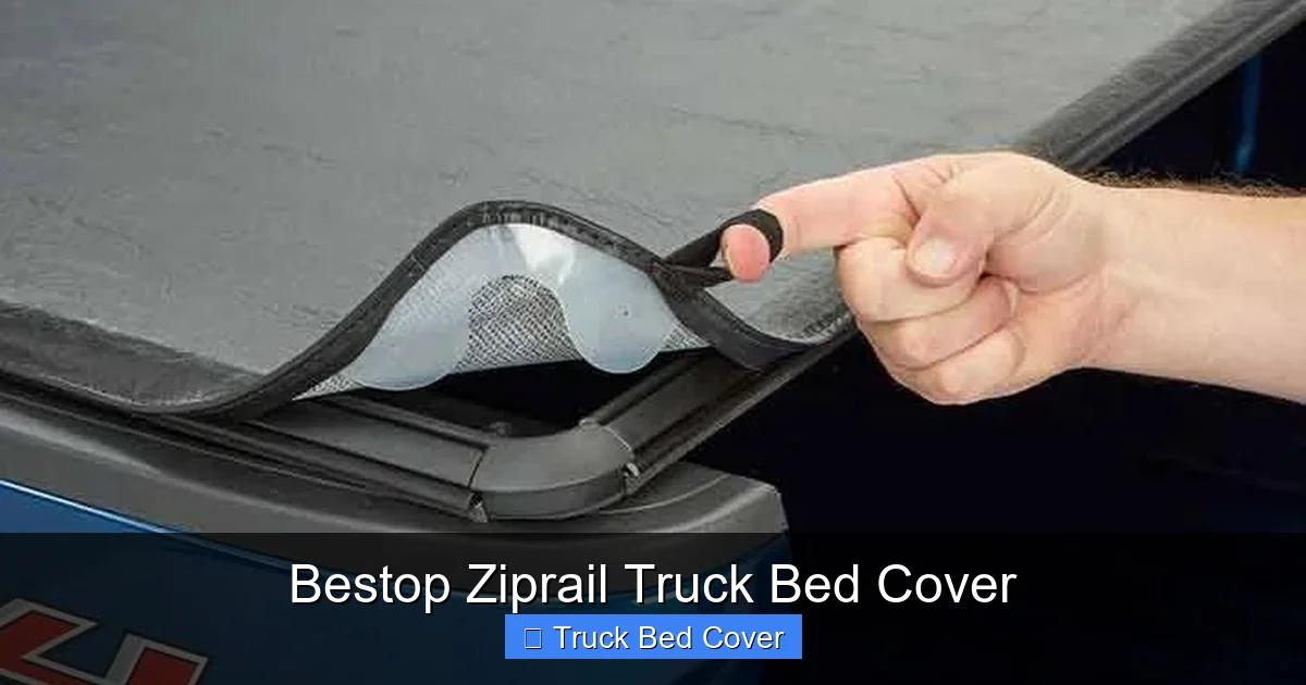 Bestop Ziprail Truck Bed Cover