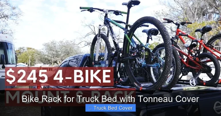 Bike Rack for Truck Bed with Tonneau Cover