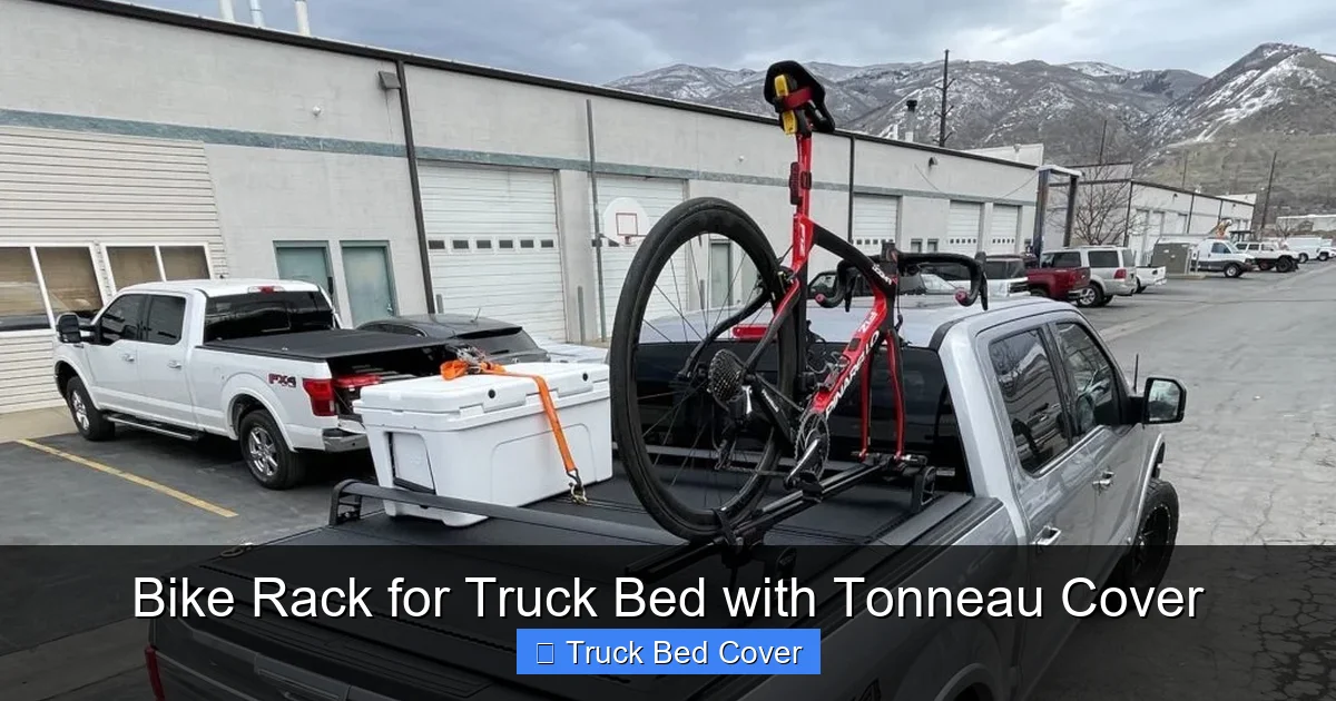 Bike Rack for Truck Bed with Tonneau Cover