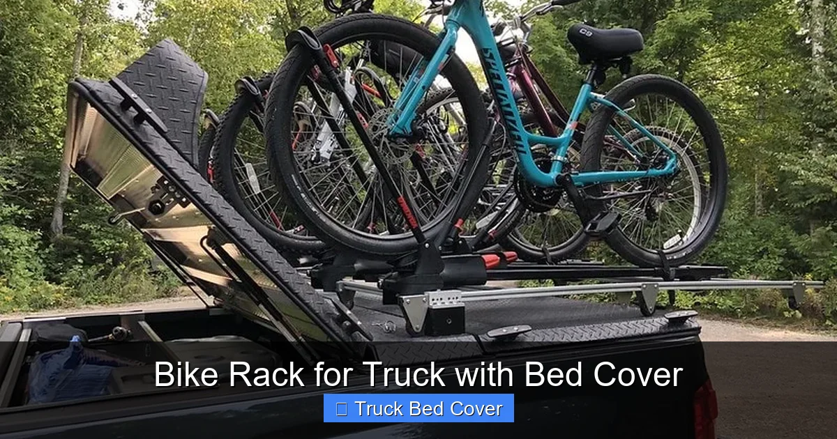 Bike Rack for Truck with Bed Cover
