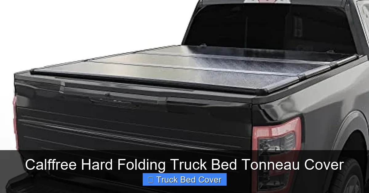 Calffree Hard Folding Truck Bed Tonneau Cover