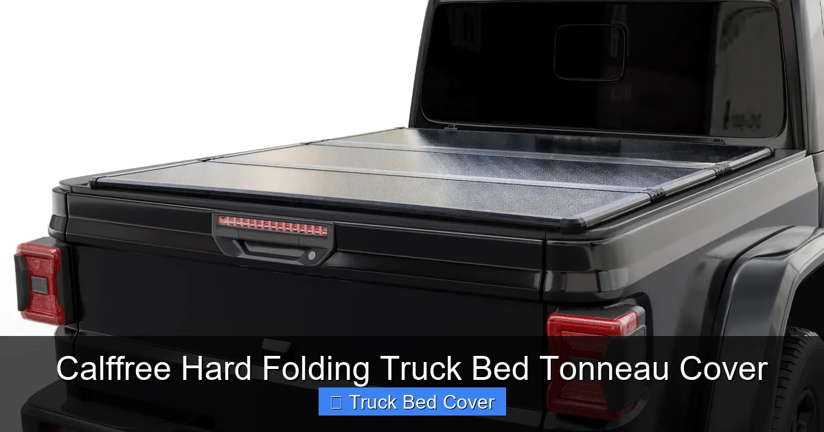 Calffree Hard Folding Truck Bed Tonneau Cover