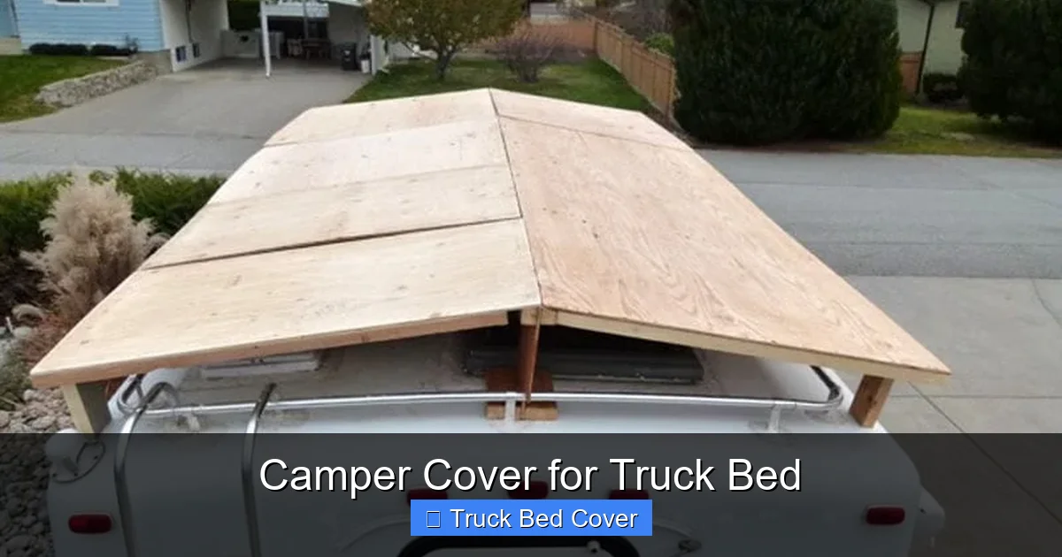 Camper Cover for Truck Bed