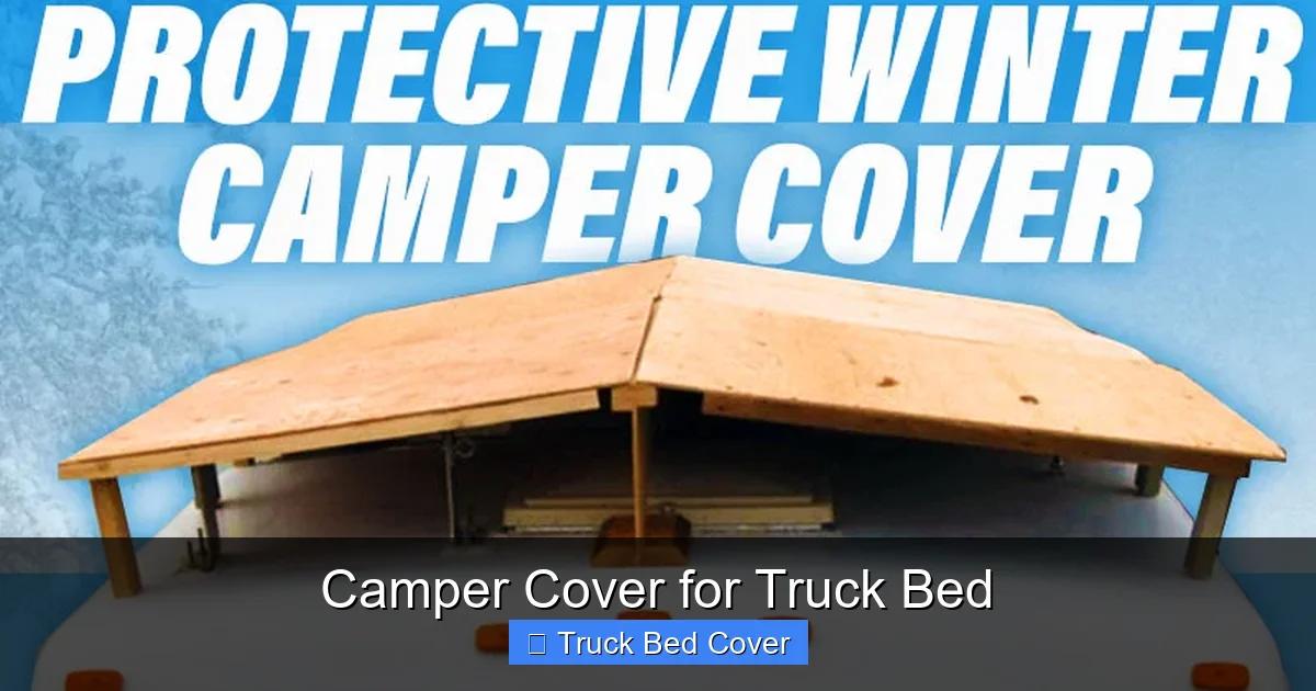 Camper Cover for Truck Bed