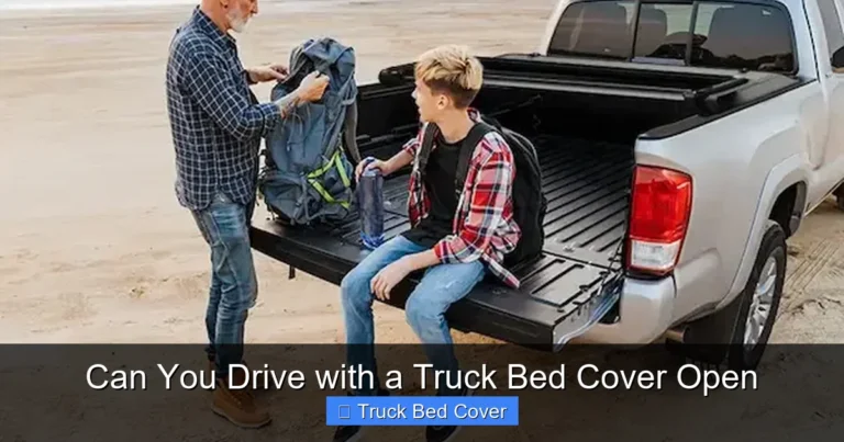 Can You Drive with a Truck Bed Cover Open