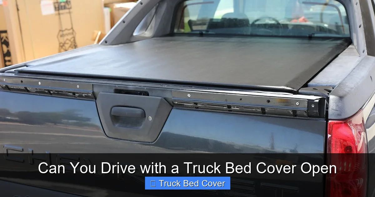 Can You Drive with a Truck Bed Cover Open