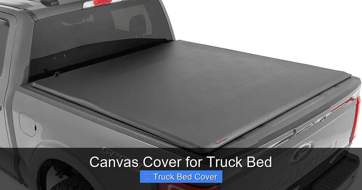 Canvas Cover for Truck Bed