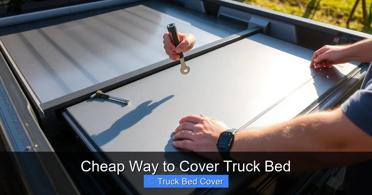 Cheap Way to Cover Truck Bed