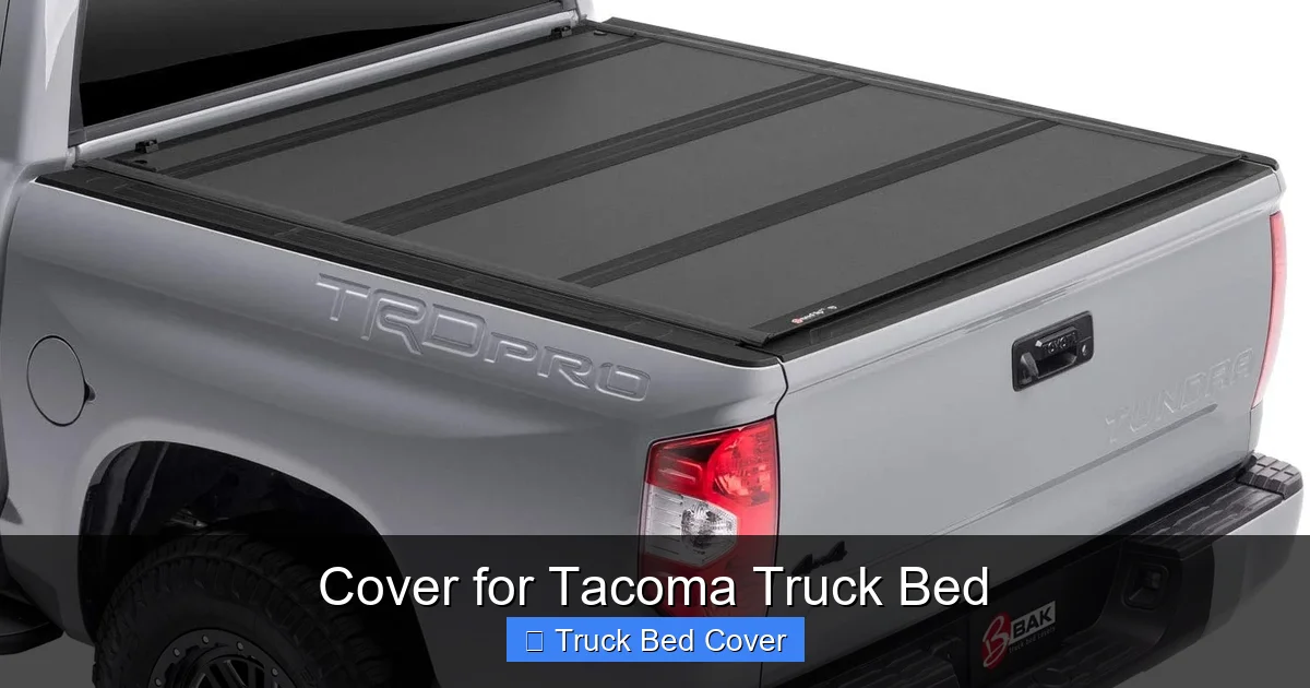 Cover for Tacoma Truck Bed